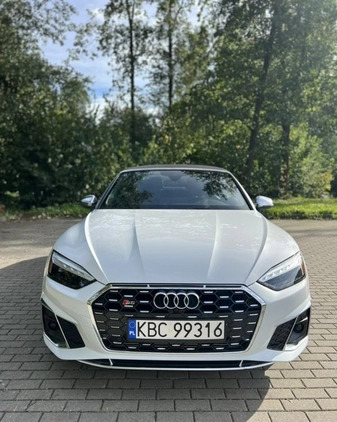 Audi S5 cena 209000 przebieg: 19500, rok produkcji 2021 z Stoczek Łukowski małe 191